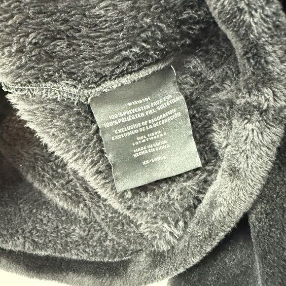 32 Degrees Heat Women's Plush Black Faux Fur Teddy Jacket Full Zip Size XXL - Picture 15 of 16